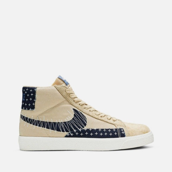 Nike Shoes - Nike Blazer SB Mid Sashiko Pack - Sesame